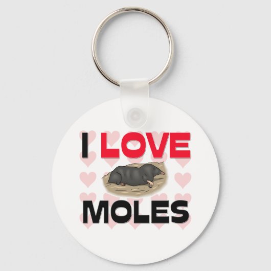 Ik hou van Moles Sleutelhanger (Voorkant)