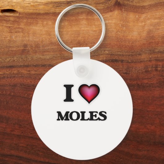 Ik hou van Moles Sleutelhanger (Voorkant)