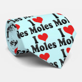 Ik hou van Moles Stropdas (Opgerold)