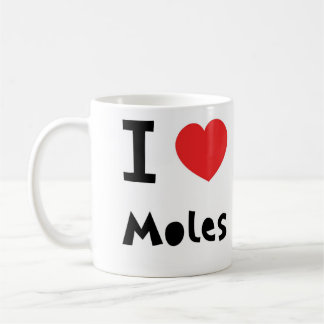 Ik hou van mollen koffiemok