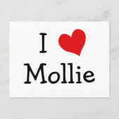 Ik hou van Mollie Briefkaart (Voorkant)
