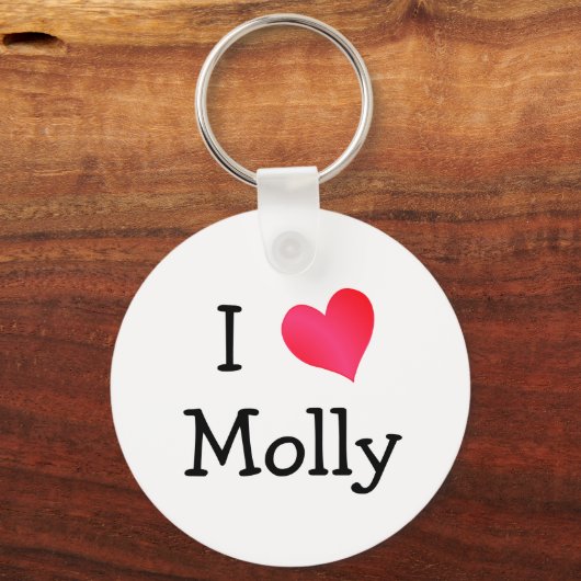Ik hou van Molly Sleutelhanger (Voorkant)