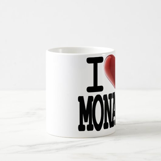 Ik hou van MONACO Magische Mok (Center)