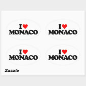 IK HOU VAN MONACO OVALE STICKER (Vel)