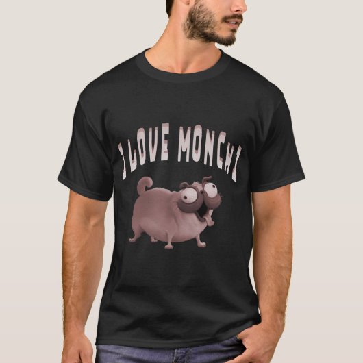 Ik hou van Monchi Dog, Monchi, The Mitchells vs. d T-shirt (Voorkant)