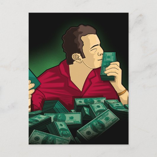 Ik hou van Money Briefkaart (Voorkant)