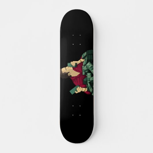 Ik hou van Money Persoonlijk Skateboard (Voorkant)