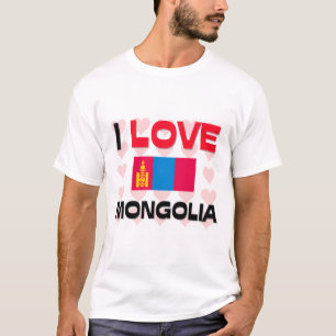 Ik hou van Mongolië T-shirt