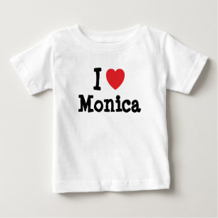 Ik hou van Monica hart T-Shirt