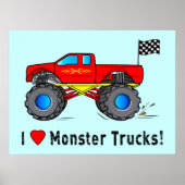 Ik hou van Monster Trucks! Poster (Voorkant)