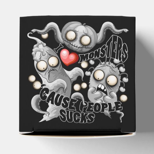 Ik hou van monsters omdat mensen klote zijn bedankdoosjes (Bovenkant)