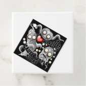 Ik hou van monsters omdat mensen klote zijn bedankjes labels (In situ)