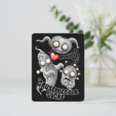 Ik hou van monsters omdat mensen klote zijn bedankkaart (Staand voorkant)