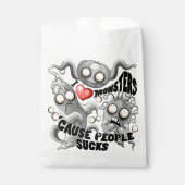 Ik hou van monsters omdat mensen klote zijn bedankzakje (Voorkant)