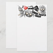 Ik hou van monsters omdat mensen klote zijn briefpapier (Voorkant / Achterkant)