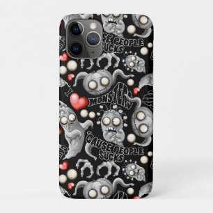 Ik hou van monsters omdat mensen klote zijn Case-Mate iPhone case