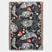 Ik hou van monsters omdat mensen klote zijn deken (Voorkant Verticaal)