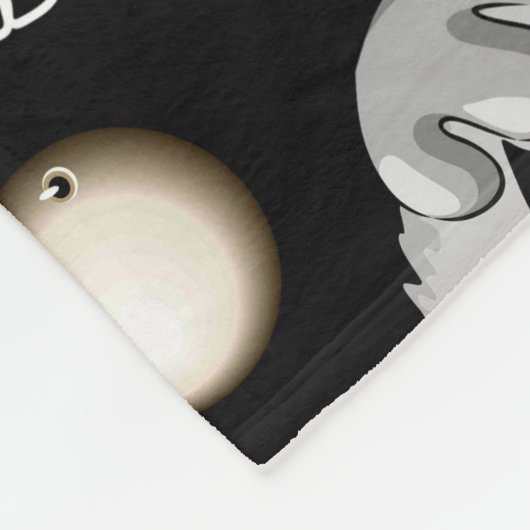 Ik hou van monsters omdat mensen klote zijn fleece deken (Hoek)