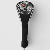 Ik hou van monsters omdat mensen klote zijn golfheadcover (Voorkant)