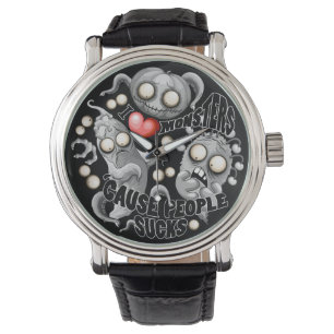 Ik hou van monsters omdat mensen klote zijn horloge