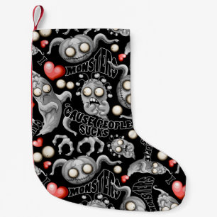 Ik hou van monsters omdat mensen klote zijn kleine kerstsok