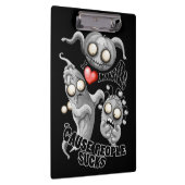 Ik hou van monsters omdat mensen klote zijn klembord (Rechts)