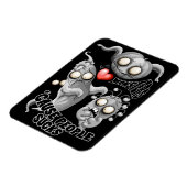 Ik hou van monsters omdat mensen klote zijn magneet (Linkerzijde)