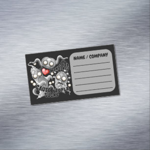 Ik hou van monsters omdat mensen klote zijn magnetisch visitekaartje