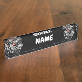 Ik hou van monsters omdat mensen klote zijn naambordje (Zijkant)