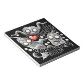 Ik hou van monsters omdat mensen klote zijn notitieblok (Schuin)