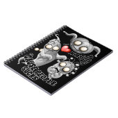 Ik hou van monsters omdat mensen klote zijn notitieboek (Linkerzijde)