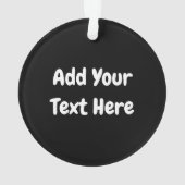 Ik hou van monsters omdat mensen klote zijn ornament (achterkant)