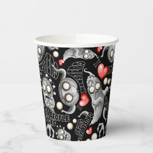 Ik hou van monsters omdat mensen klote zijn papieren bekers (Links)