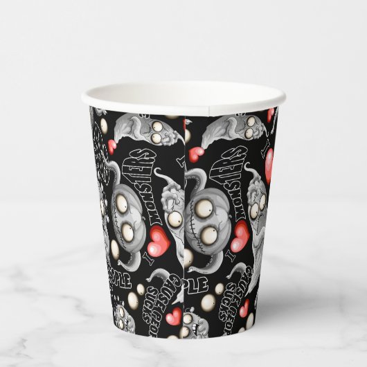 Ik hou van monsters omdat mensen klote zijn papieren bekers (Rechts)