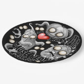 Ik hou van monsters omdat mensen klote zijn papieren bordje (Gekanteld)