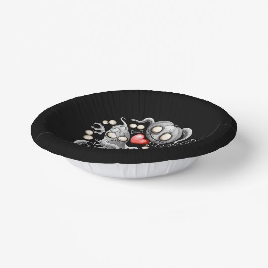 Ik hou van monsters omdat mensen klote zijn papieren kommen (Gebogen)