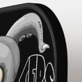 Ik hou van monsters omdat mensen klote zijn pickleball paddle (Links Detail)