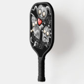 Ik hou van monsters omdat mensen klote zijn pickleball paddle (Links)