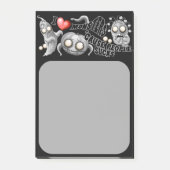 Ik hou van monsters omdat mensen klote zijn post-it® notes (Voorkant)