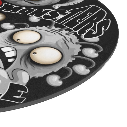 Ik hou van monsters omdat mensen klote zijn snijplank (Hoek)