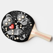 Ik hou van monsters omdat mensen klote zijn tafeltennisbatje (Zijkant)