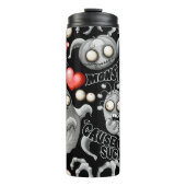 Ik hou van monsters omdat mensen klote zijn thermosbeker (Voorkant)