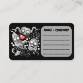 Ik hou van monsters omdat mensen klote zijn visitekaartje (Voorkant)