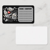 Ik hou van monsters omdat mensen klote zijn visitekaartje (Voorkant / Achterkant)