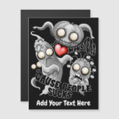 Ik hou van monsters omdat mensen stom zijn (Voorkant / Achterkant)