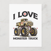 Ik hou van Monstertruck Briefkaart (Voorkant)