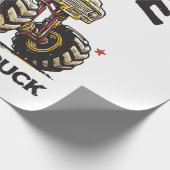 Ik hou van Monstertruck Cadeaupapier (Hoek)