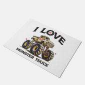Ik hou van Monstertruck Deurmat (Schuin)