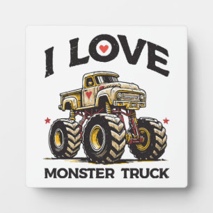 Ik hou van Monstertruck Fotoplaat