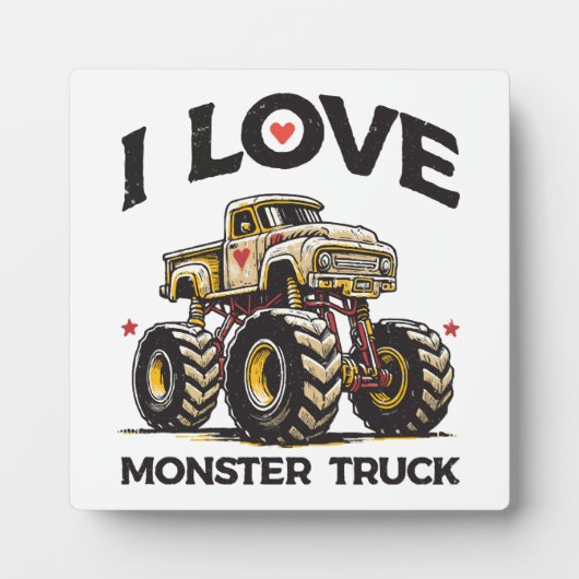 Ik hou van Monstertruck Fotoplaat (Voorkant)
